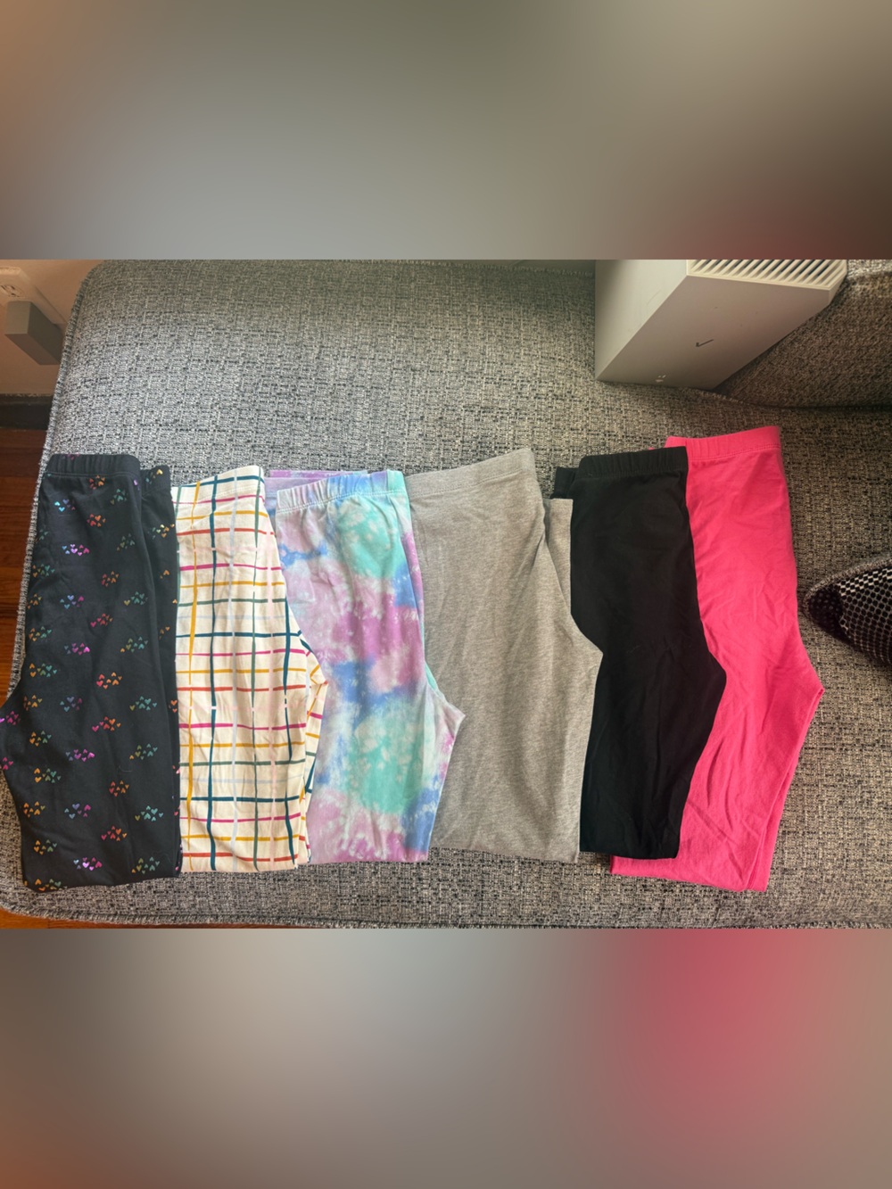 Girls' Assorted Color leggings Shorts - Pack of 6